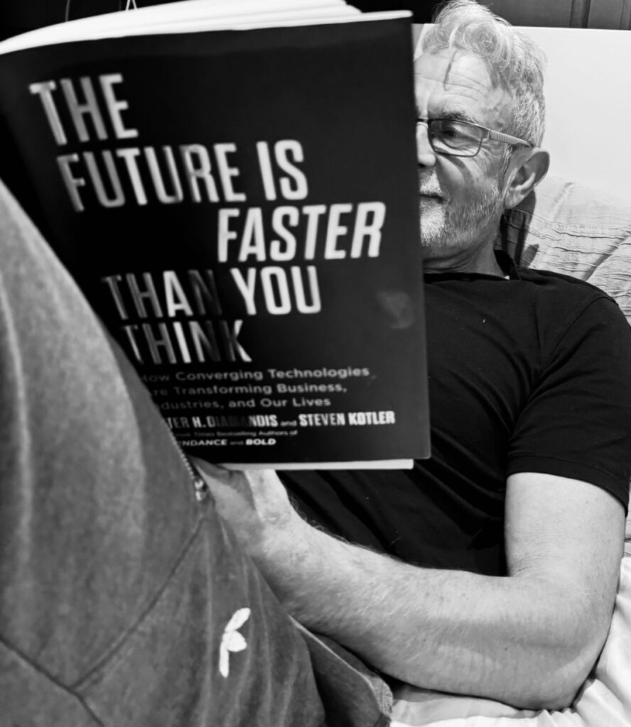Ty reading The Future Is Faster Than You Think